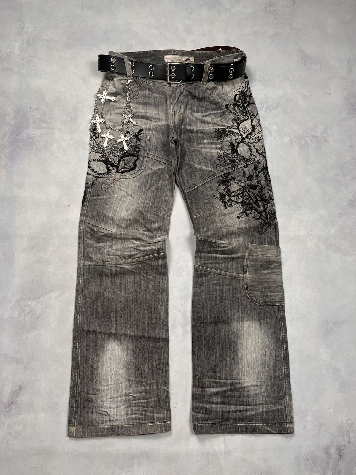 Japanese Brand NPJ Denim Pants Size US 29 - 1 Thumbnail