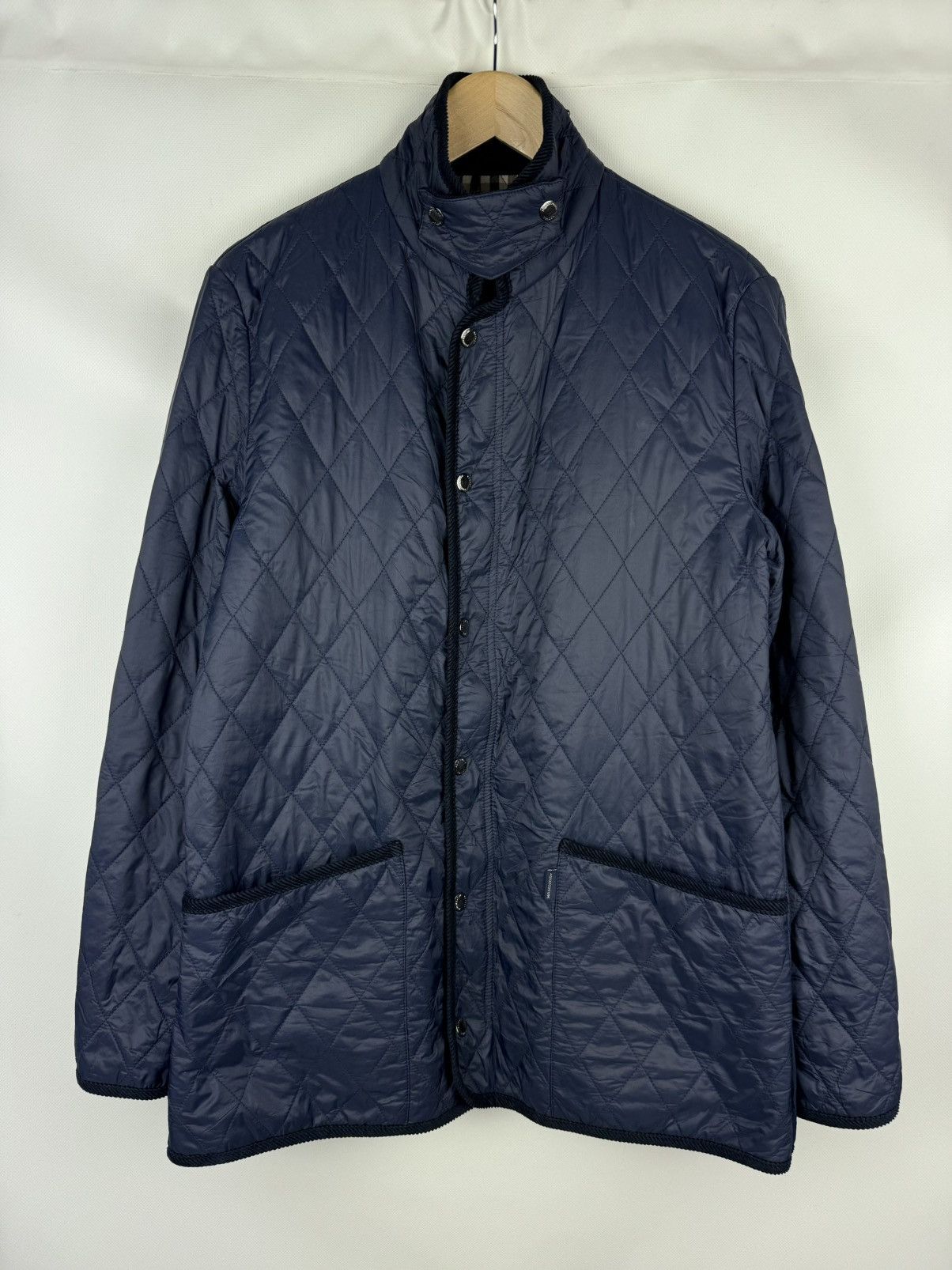 Aquascutum Aquascutum Men’s Quilted Check Lined Jacket Size S Size US S / EU 44-46 / 1 - 1 Thumbnail