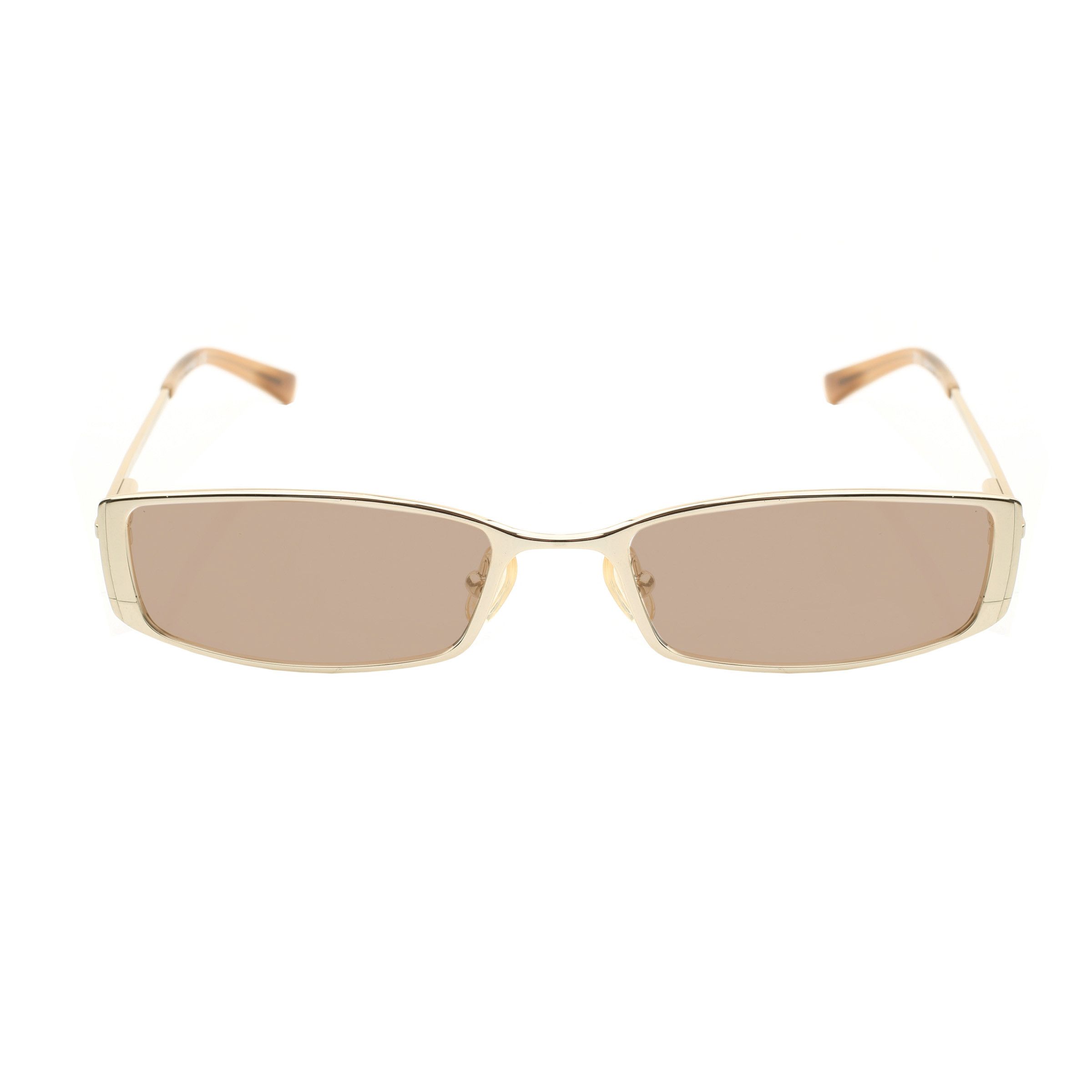 Valentino Valentino '90s White Gold Crystals Metal Sunglasses Size ONE SIZE - 3 Thumbnail
