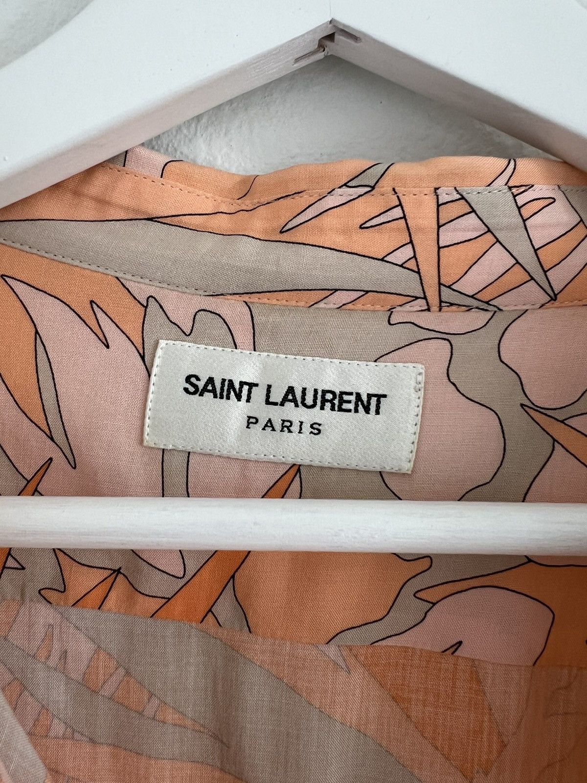 Saint Laurent Paris Saint Laurent Short Sleeve Shirt. Size US M / EU 48-50 / 2 - 3 Thumbnail