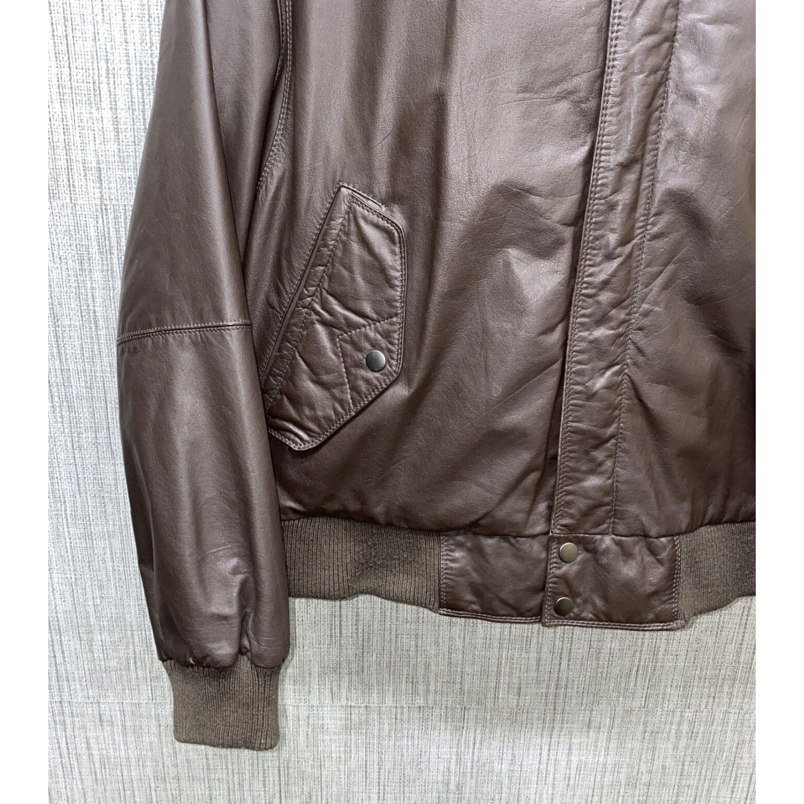 Members Only VINTAGE Members Only Leather Jacket Full Zip Mens 44 Brown Europe Craft Casual Men’s Size 44 Size US S / EU 44-46 / 1 - 4 Thumbnail