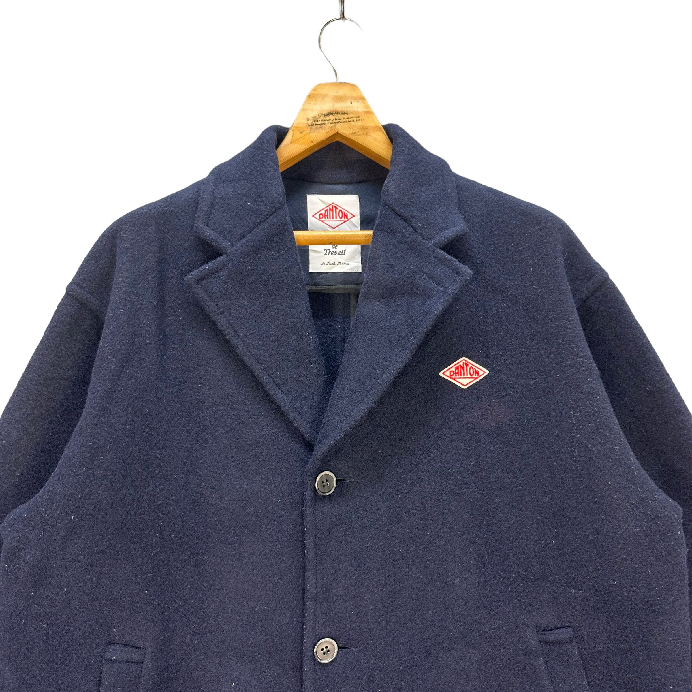 Danton DANTON WOOL OVERCOAT JACKET #8578-015 Size US L / EU 52-54 / 3 - 2 Thumbnail