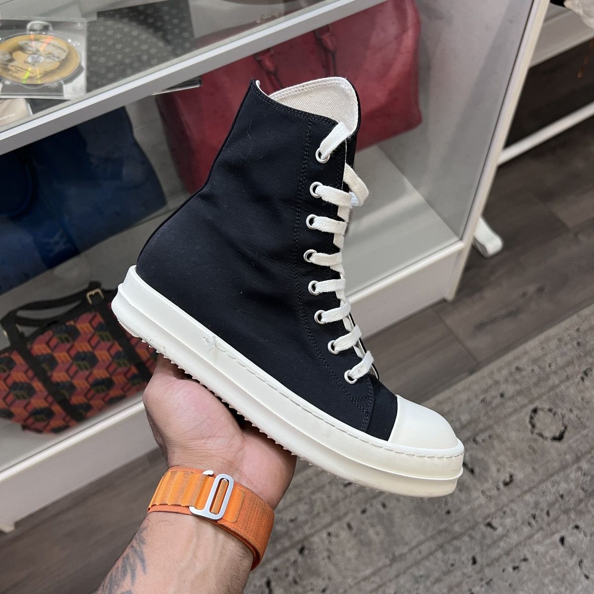 Rick Owens Drkshdw Rick Owens Ramones High Size US 7 / IT 37 - 1 Thumbnail