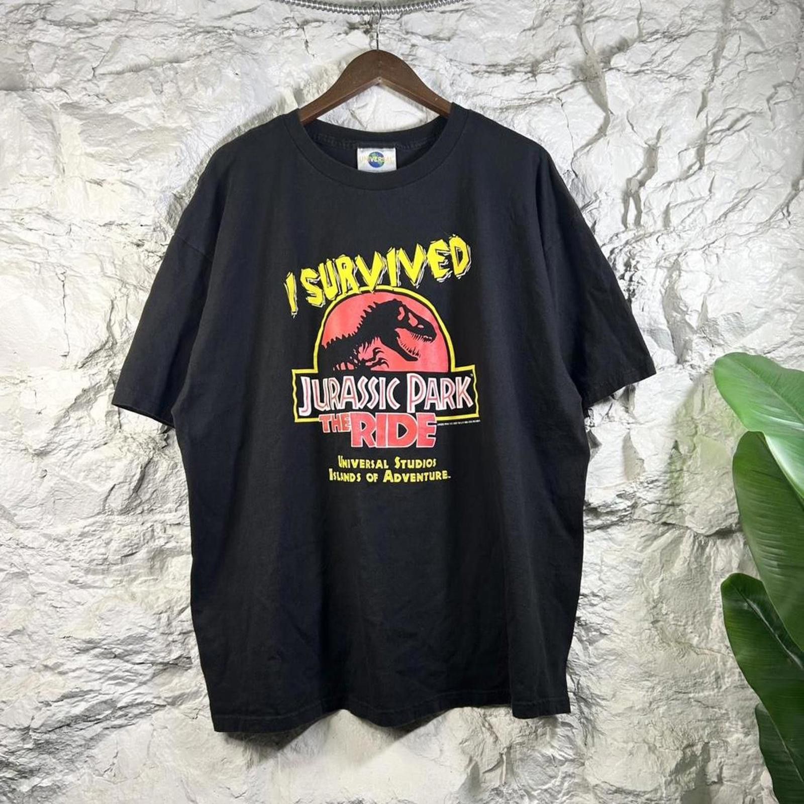 Other 1998 Universal Studios Jurassic Park The Ride T-Shirt XXL Size US XXL / EU 58 / 5 - 2 Thumbnail