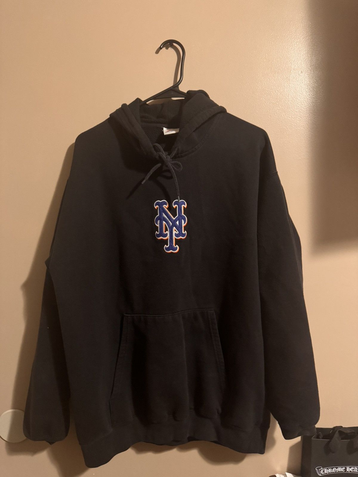 MLB New York Mets Center Logo Hoodie Size US L / EU 52-54 / 3 - 1 Thumbnail