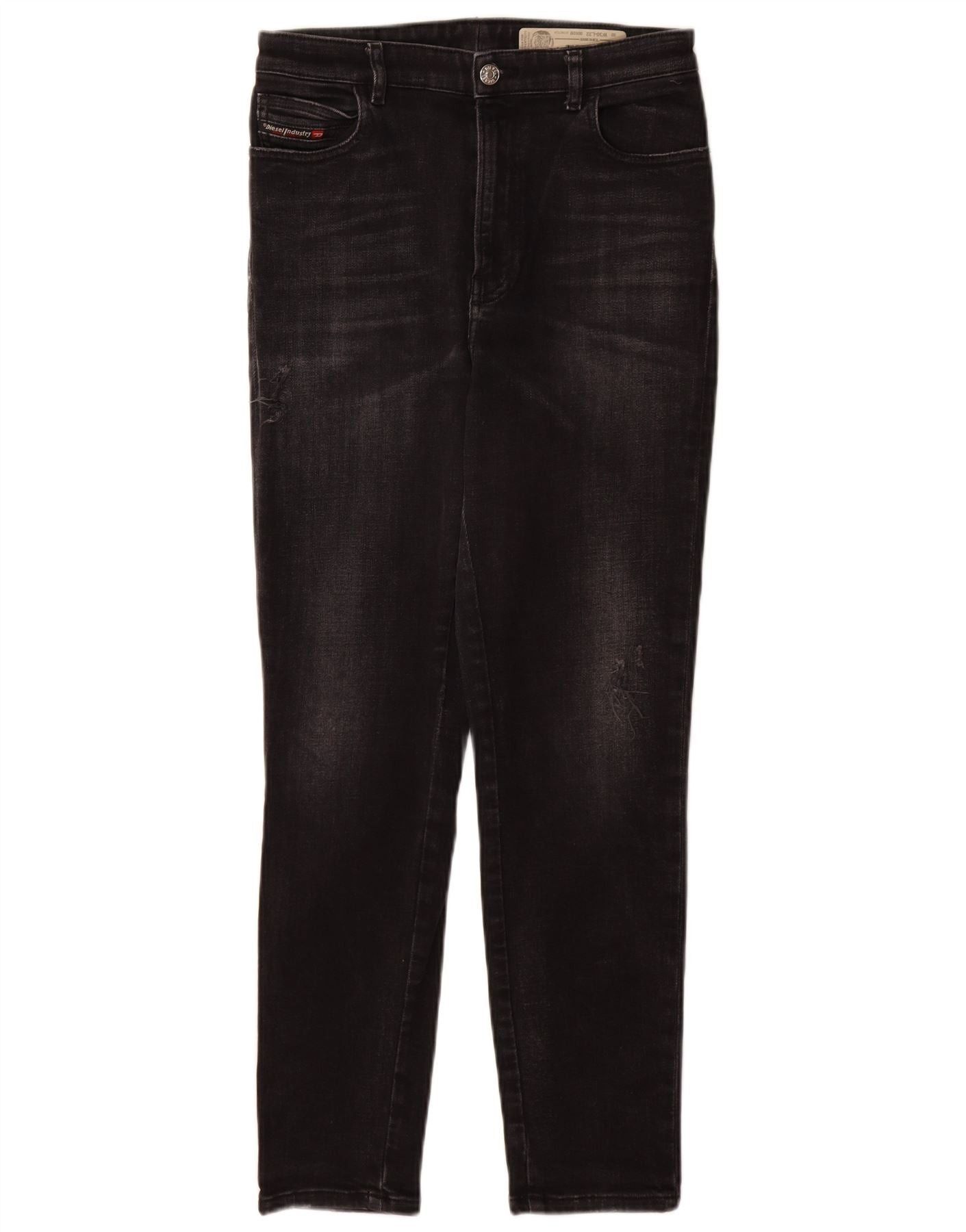 Diesel Womens Babhila High Waist Slim Skinny Jeans W30 L28 Black Co Size 24" / US 00 / IT 34 - 1 Thumbnail