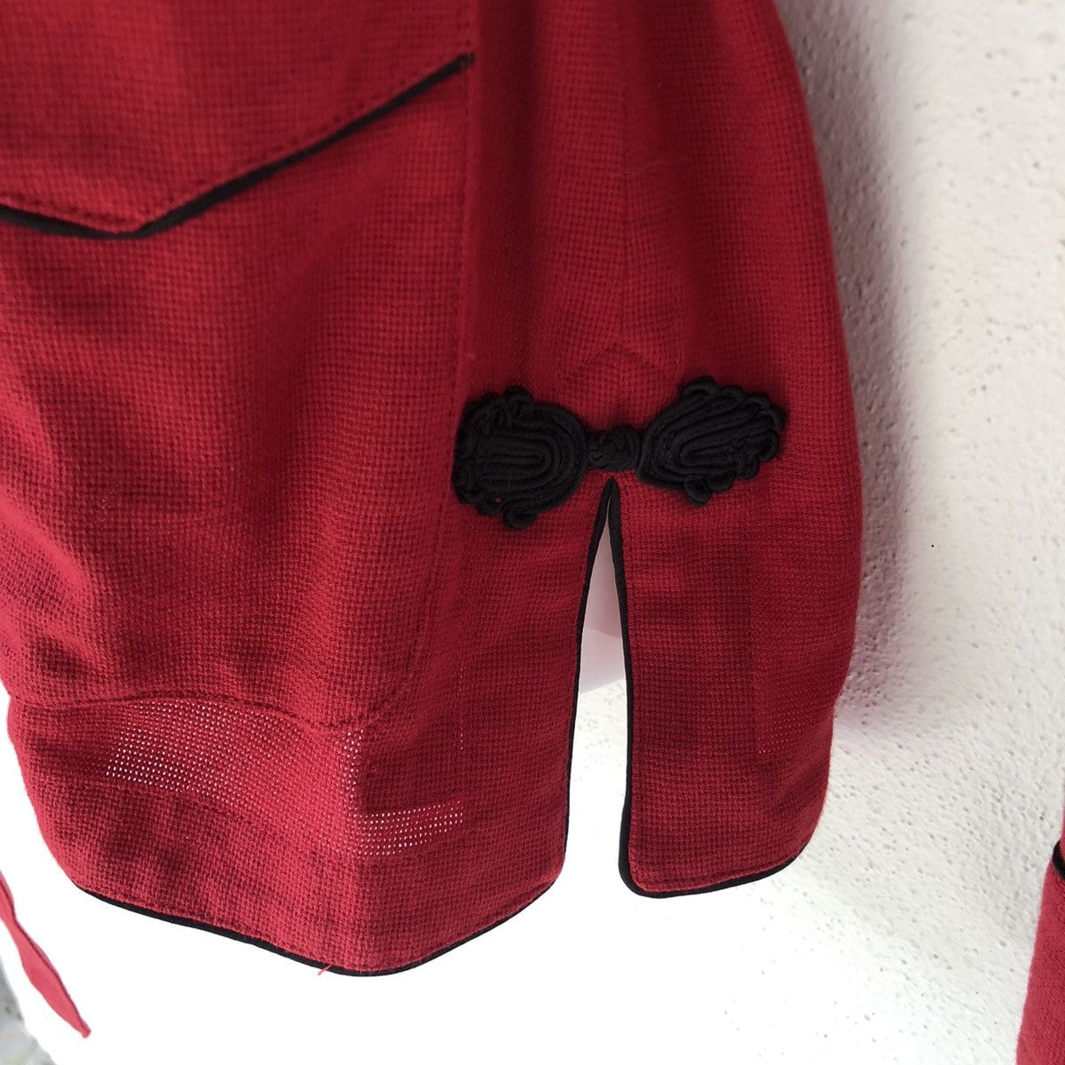 Takahiromiyashita The Soloist. SS17 TheSoloist Red Kimono Jacket with Cut-Out Sleeves Size US S / EU 44-46 / 1 - 15 Thumbnail