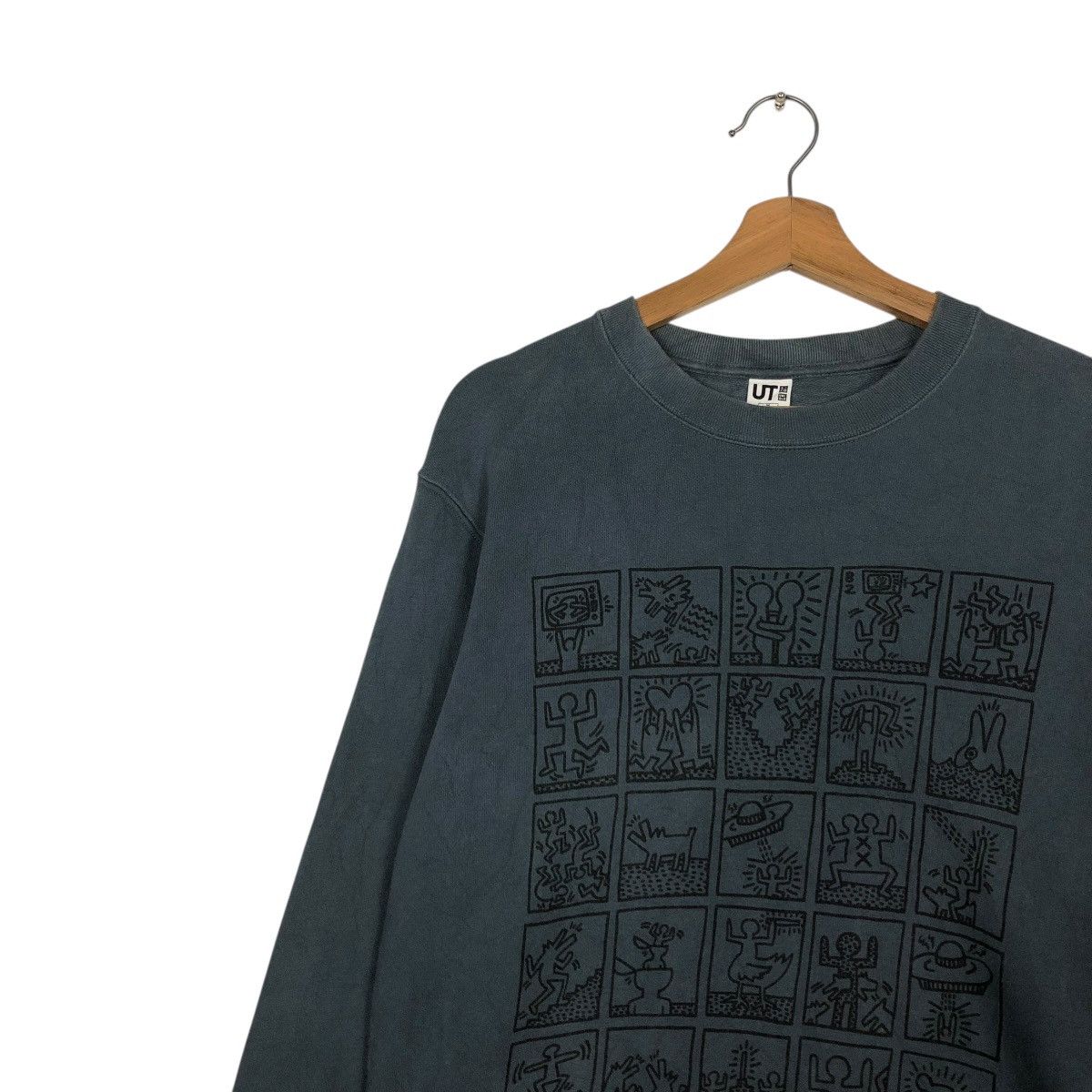 Japanese Brand 🔥VINTAGE SWEATSHIRT UT X KEITH HARRING BIG LOGO Size US M / EU 48-50 / 2 - 9 Thumbnail