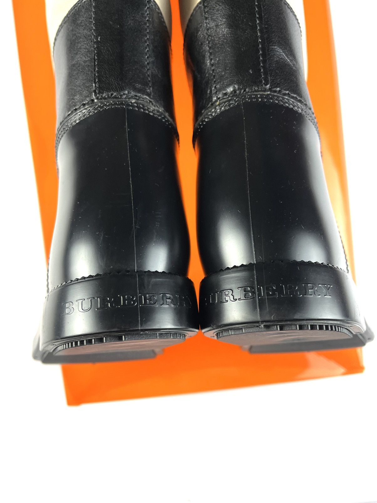 Burberry Burberry Warrington Bimaterial Rainboots made in Italy Size US 9 / IT 39 - 4 Thumbnail