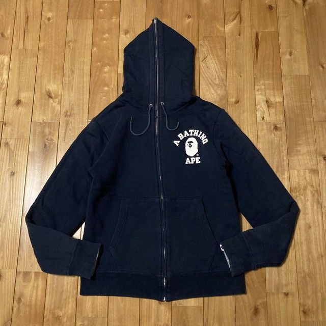 Bape 🔥Reversible🔥 BAPE General College Logo Full Zip Hoodie NIGO Size US M / EU 48-50 / 2 - 4 Thumbnail