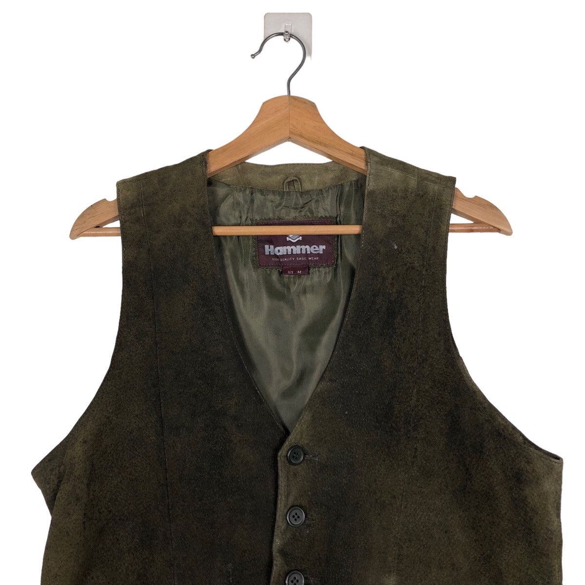Genuine Leather 🔥Vintage Hammer Genuine Leather Utility Vest Waist Coats Size US M / EU 48-50 / 2 - 3 Thumbnail