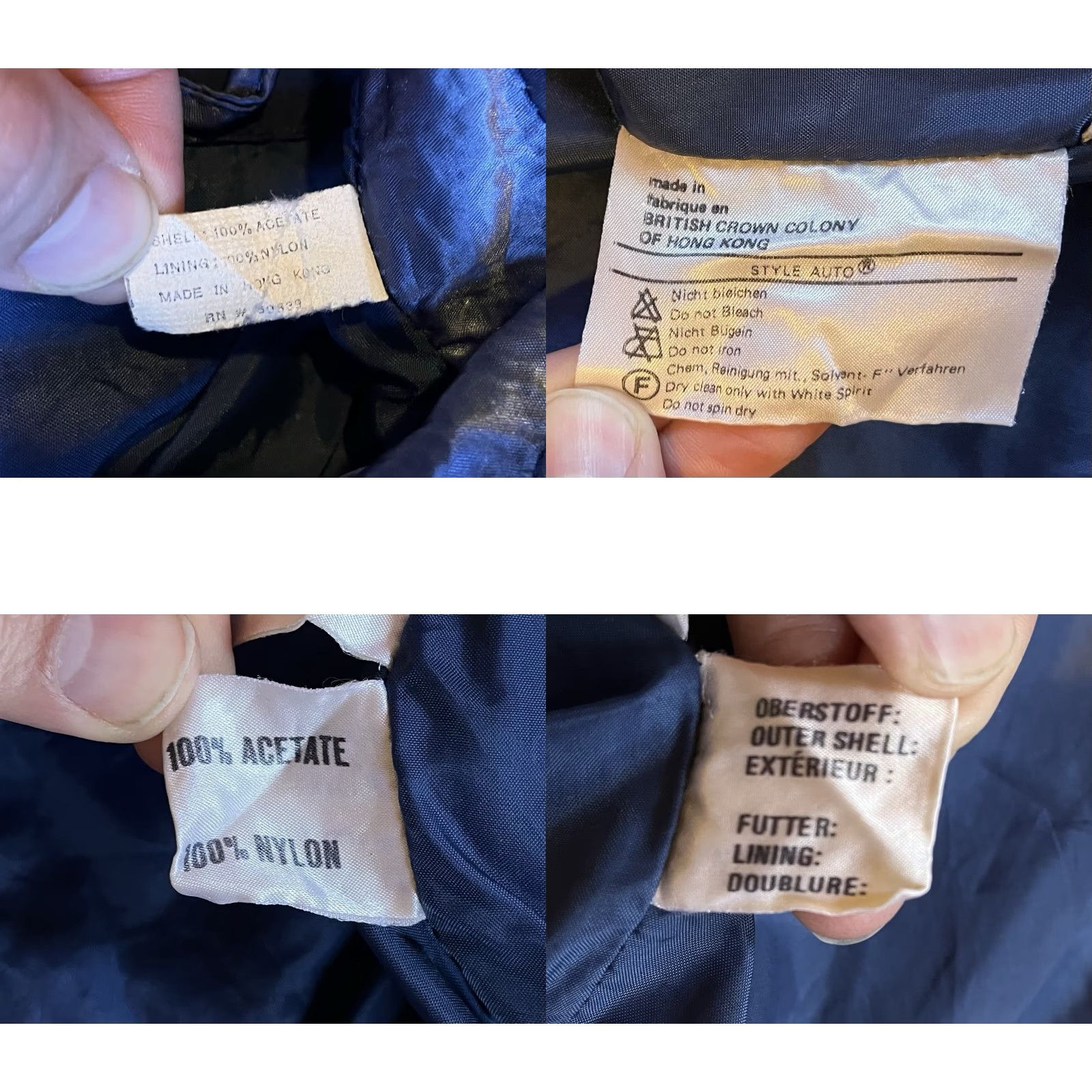 Vintage VINTAGE Style Auto USA-1 Bomber Jacket Shirt Blue Mens Small 80s Logo Back Casual Size US S / EU 44-46 / 1 - 9 Thumbnail