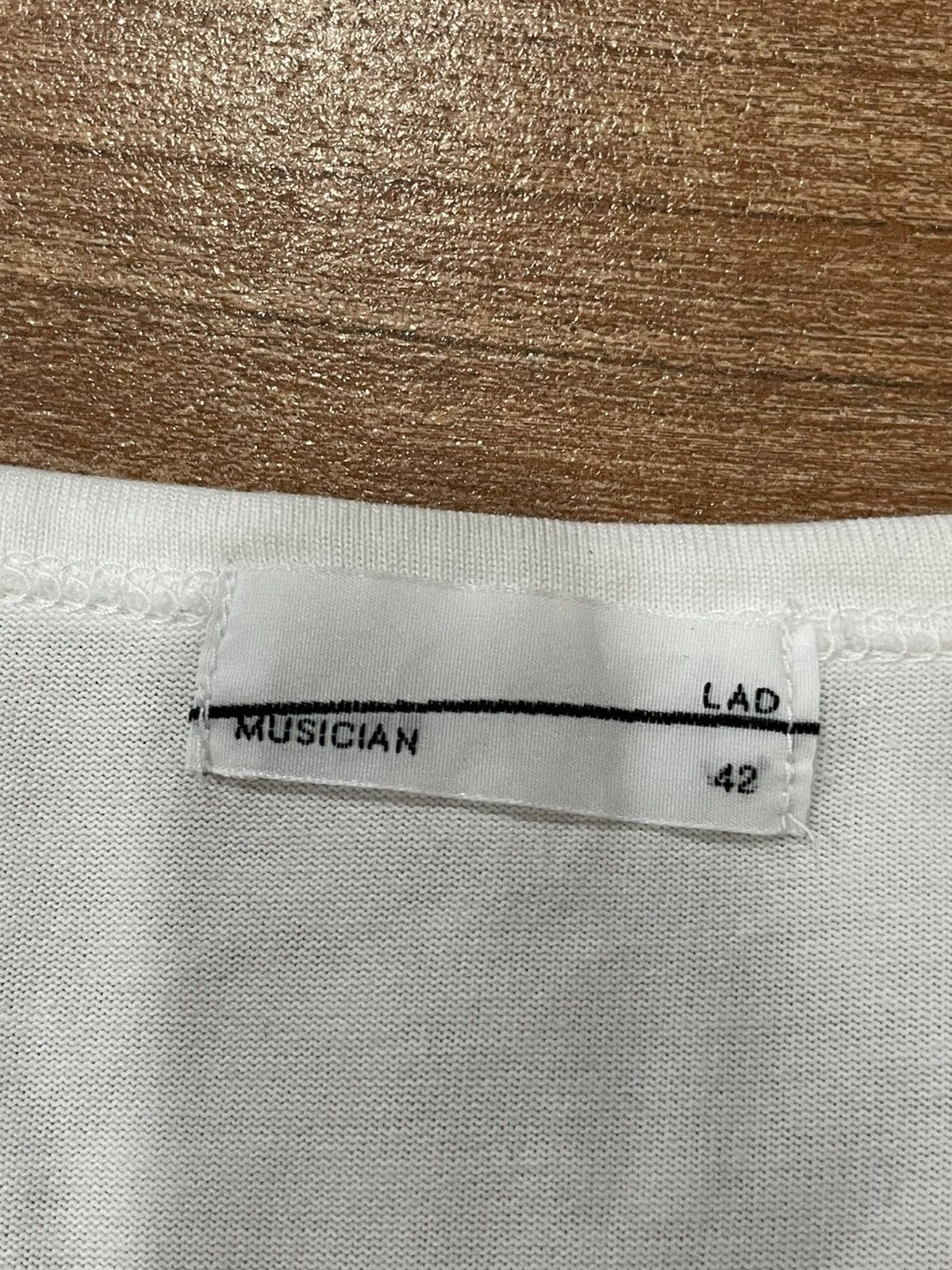 Lad Musician Lad Musician White Tshirt Size US L / EU 52-54 / 3 - 3 Thumbnail