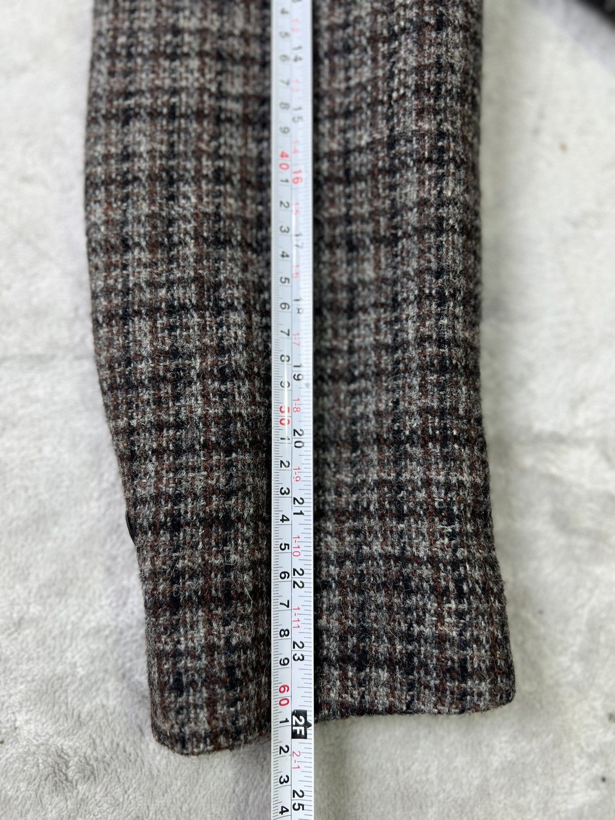Harris Tweed Harris Tweed Pure Scottish Wool Blazer Brown Multi Check Size 40R - 5 Thumbnail