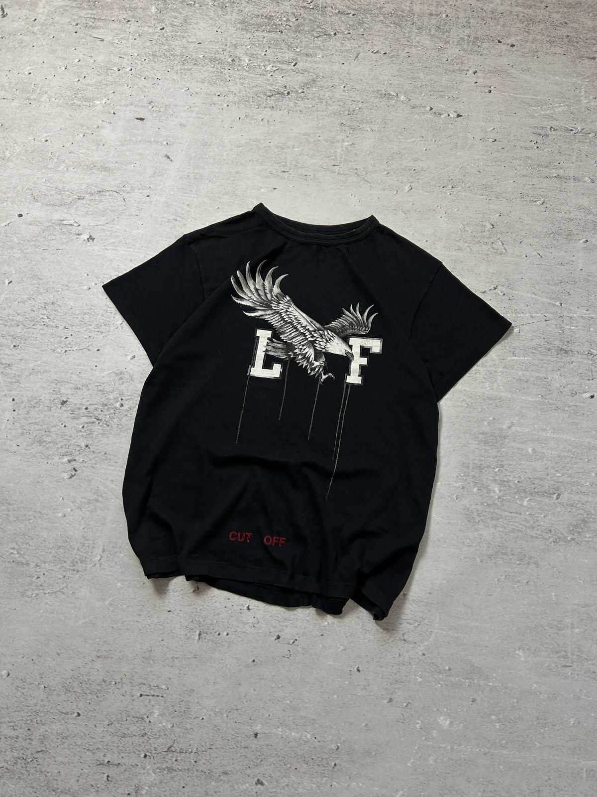 Off-White 💥Off White Virgil Abloh Othello’s Eagle Cut Off Big Logo Tee Size US M / EU 48-50 / 2 - 2 Thumbnail