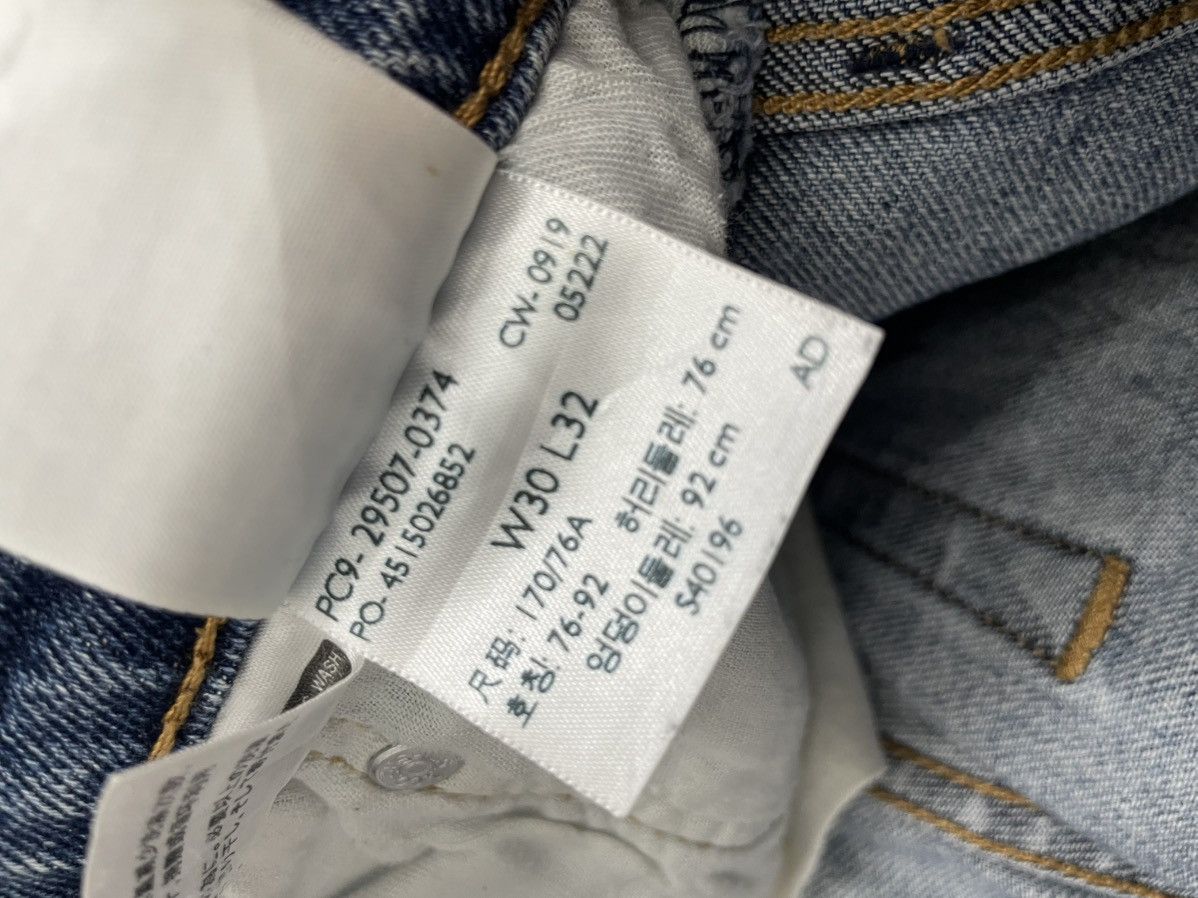 Levi's Levis 502 Y2K Distressed Mud Dirty Light Blue Wash Size US 30 / EU 46 - 15 Thumbnail