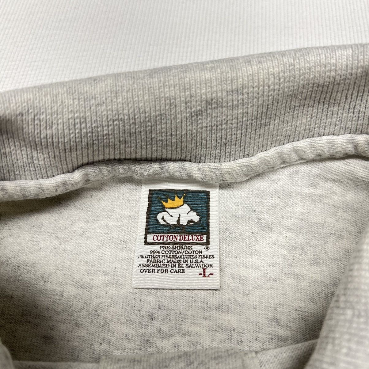 Vintage VTG Car Polo Shirt Grey Embroidered 1977 Corvette Cotton Size US L / EU 52-54 / 3 - 8 Thumbnail