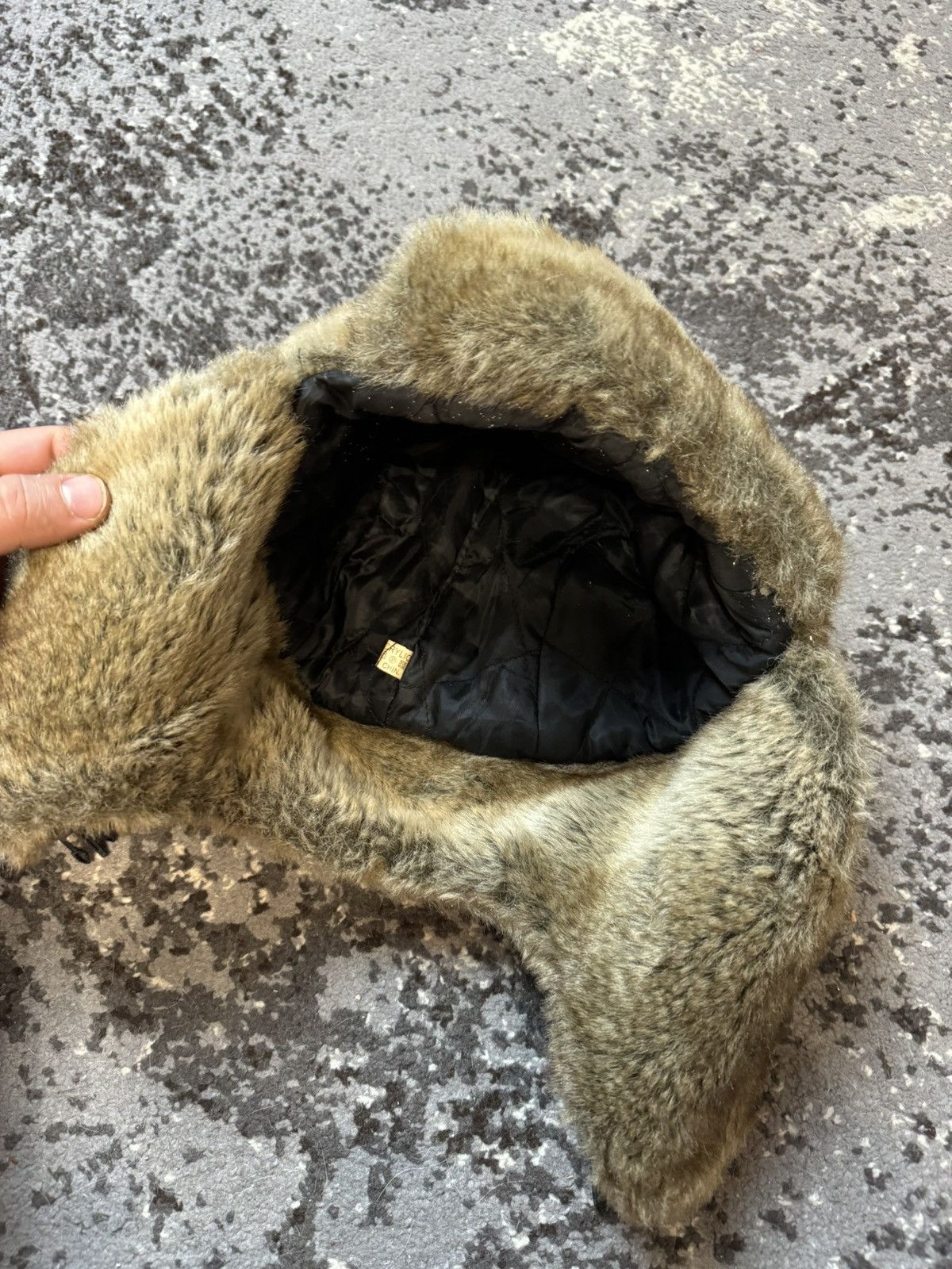 Japanese Brand × Vintage Vintage Y2K Opium Fuzzy Fur L.G.B Style Ushanka Hat Size ONE SIZE - 9 Thumbnail