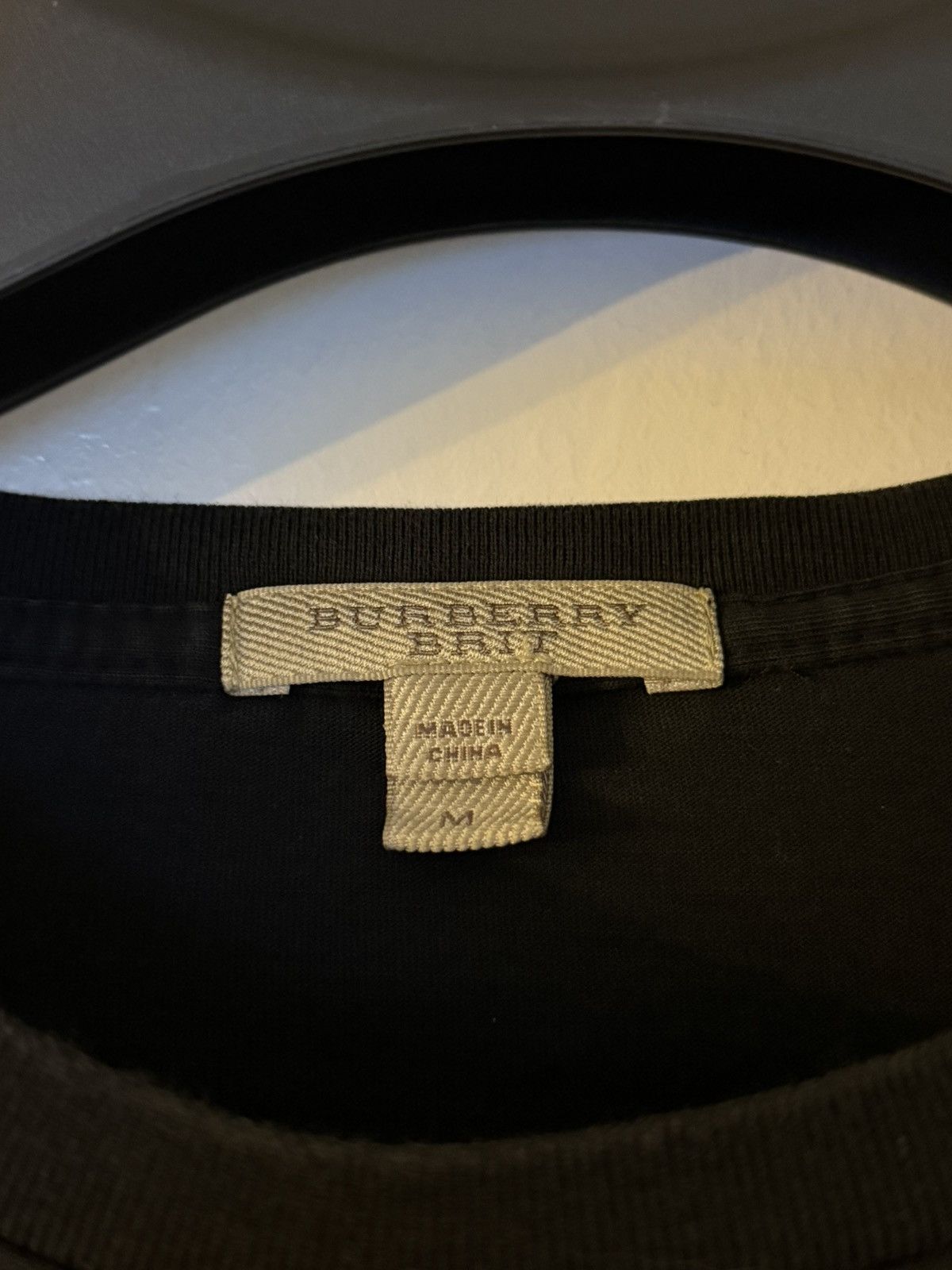 Black Label Burberry Black Embroidered Longsleeve Size US M / EU 48-50 / 2 - 2 Thumbnail