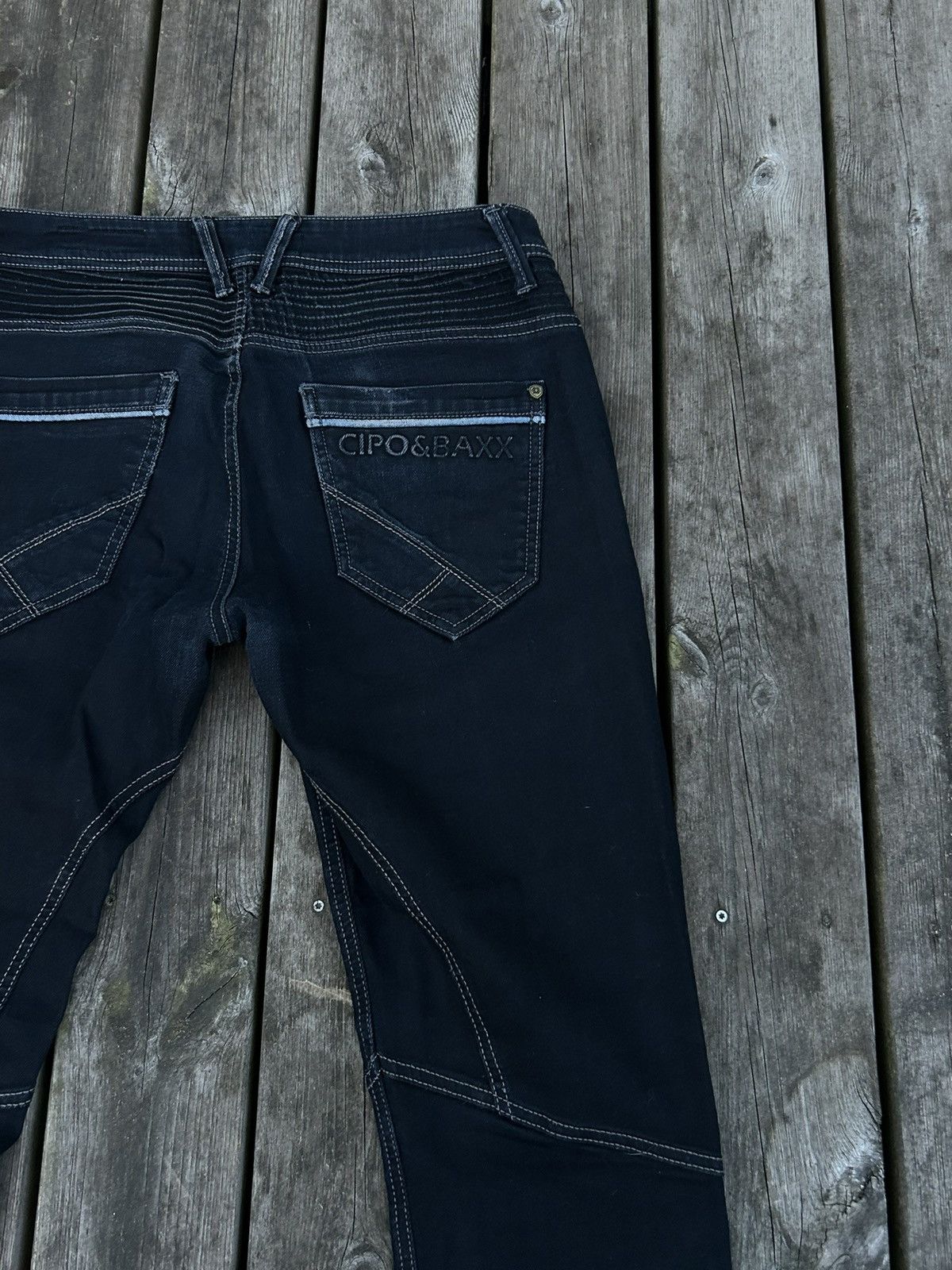 Vintage Cipo & Baxx Cargo Jeans Size US 32 / EU 48 - 9 Thumbnail