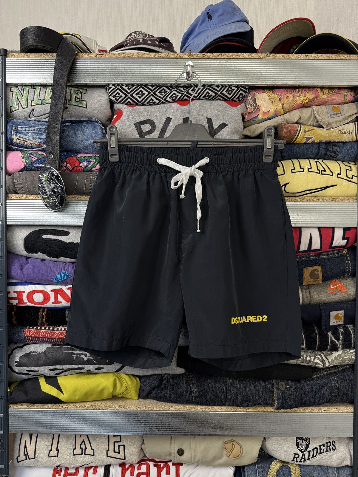 Dsquared2 Vintage Y2K Dsquared2 Nylon Shorts Italy Size US 31 - 2 Thumbnail
