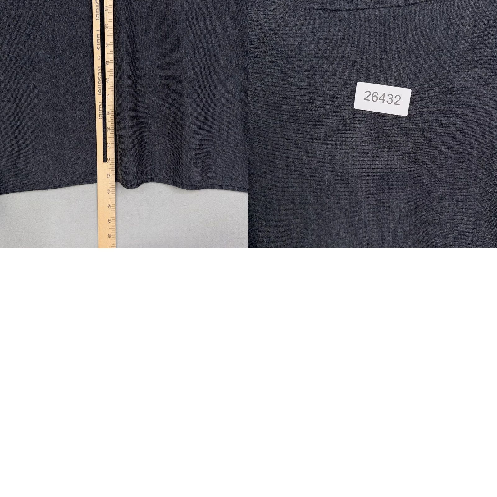 Eileen Fisher Eileen Fisher Sweater Womens Small Grey Merino Wool Sequin Side Trim Pullover Size S / US 4 / IT 40 - 8 Thumbnail