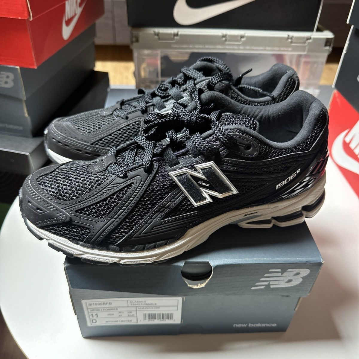 New Balance *NEW* Size 11 Men US. New Balance 1906R black/ White Size US 11 / EU 44 - 13 Thumbnail
