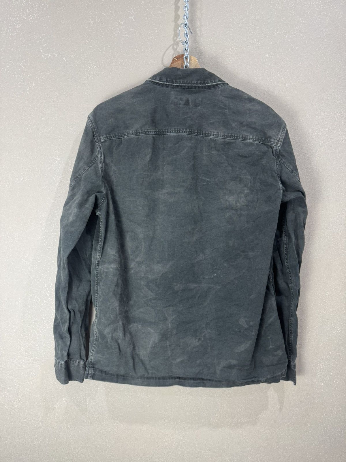 Allsaints Vintage All Saints Spitalfields Denim Faded Bedford LS Shirt Size US L / EU 52-54 / 3 - 2 Thumbnail