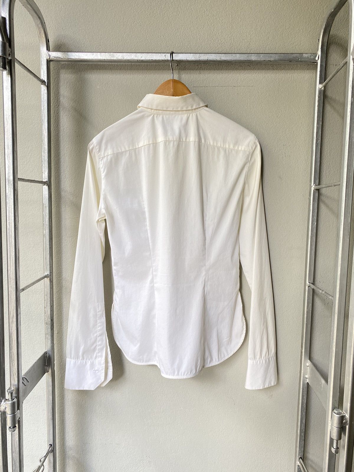 Max Mara Maxmara off white shirt Size XXS / US 00 / IT 34 - 8 Thumbnail