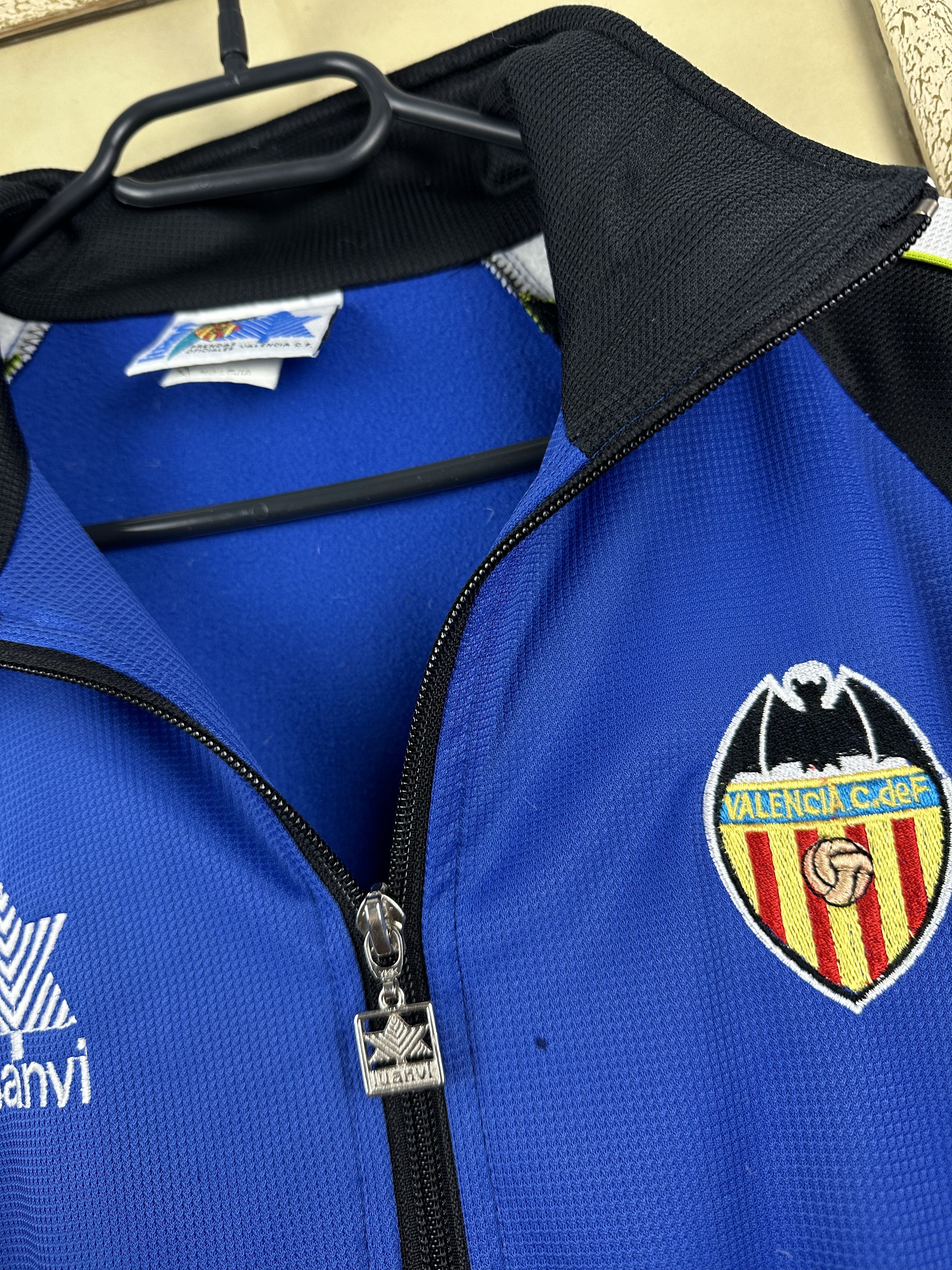Vintage Vintage 90's Valencia football Jacket Track Top Soccer Rare Size US XL / EU 56 / 4 - 5 Thumbnail