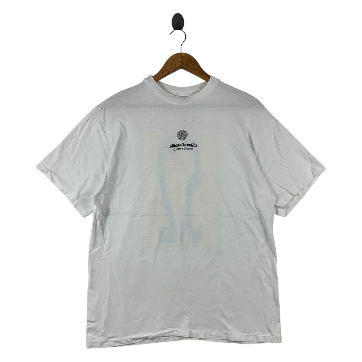 Hanes × Vintage Vintage 90s SILICON GRAPHICS computer software tee Size US L / EU 52-54 / 3 - 2 Thumbnail