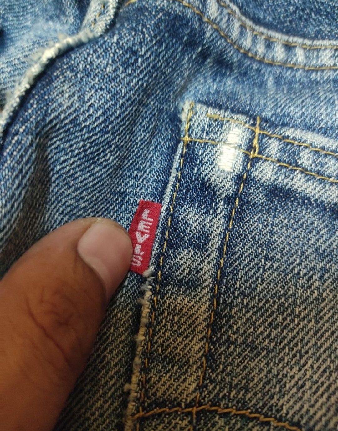 Levi's Vintage Clothing Vintage Levis 702 distressed buckle back Jeans Size US 32 / EU 48 - 6 Thumbnail