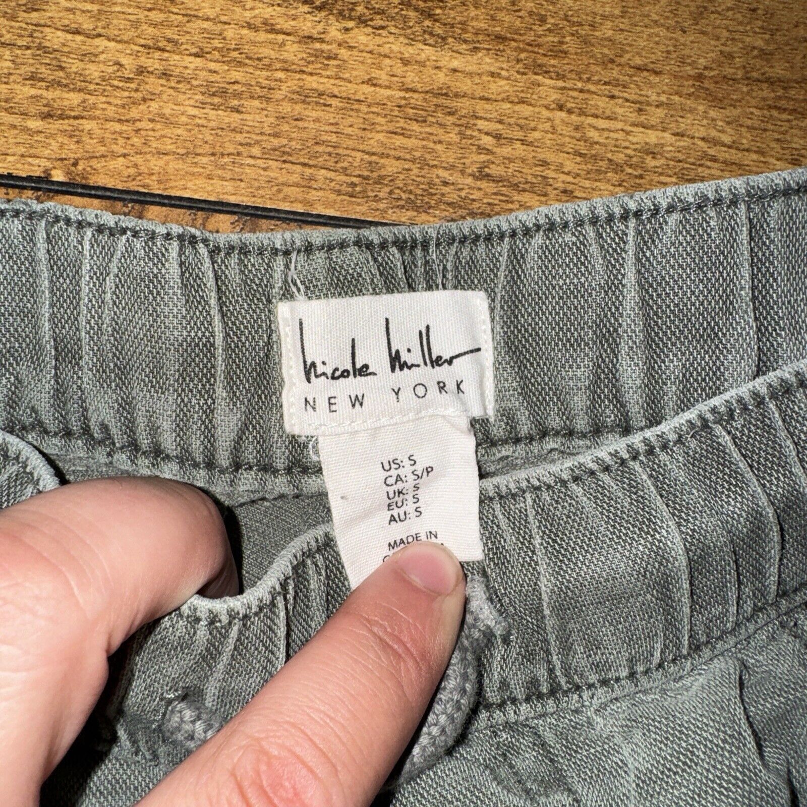 Nicole Miller Nicole Miller Cargo Jogger Pants Olive Green Small 28x28 Size 28" / US 6 / IT 42 - 6 Thumbnail