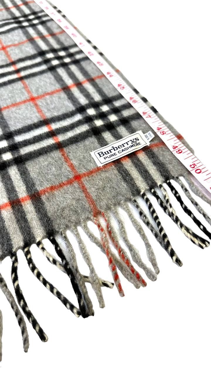 Burberry Burberrys Vintage CASHMERE Scarf / Muffler Size ONE SIZE - 6 Thumbnail