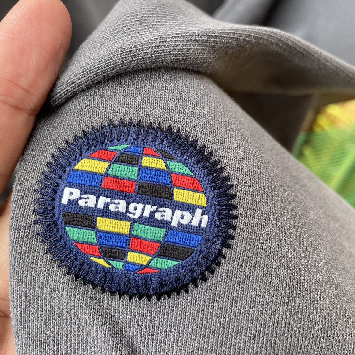 Japanese Brand 🔥Paragraph Embroidered Spelllout Crewneck Boxy Sweatshirt Size US XL / EU 56 / 4 - 9 Thumbnail