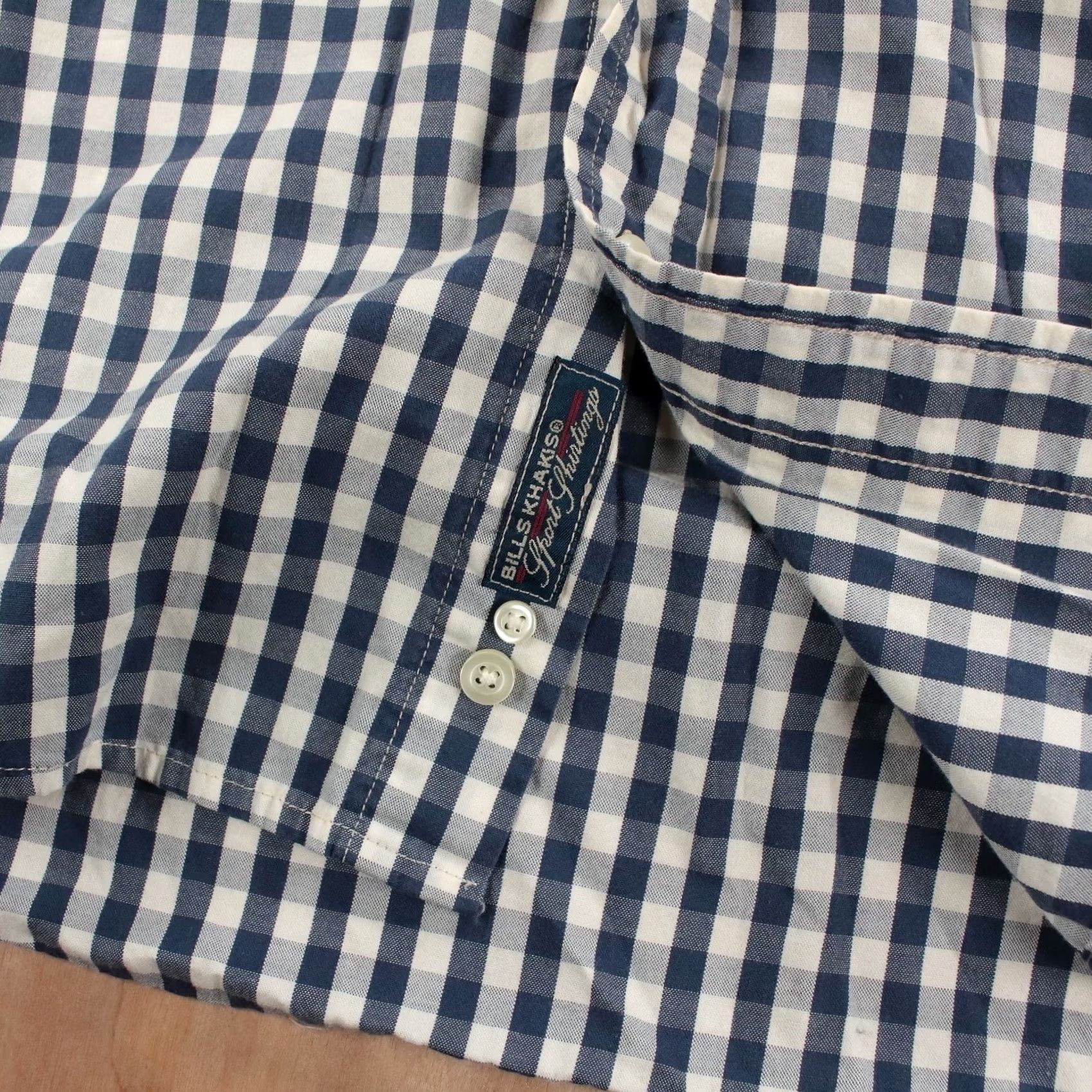 Bills Khakis Bills Khakis Blue Gingham Shirt MEDIUM Long Sleeve Mens Size US M / EU 48-50 / 2 - 7 Thumbnail