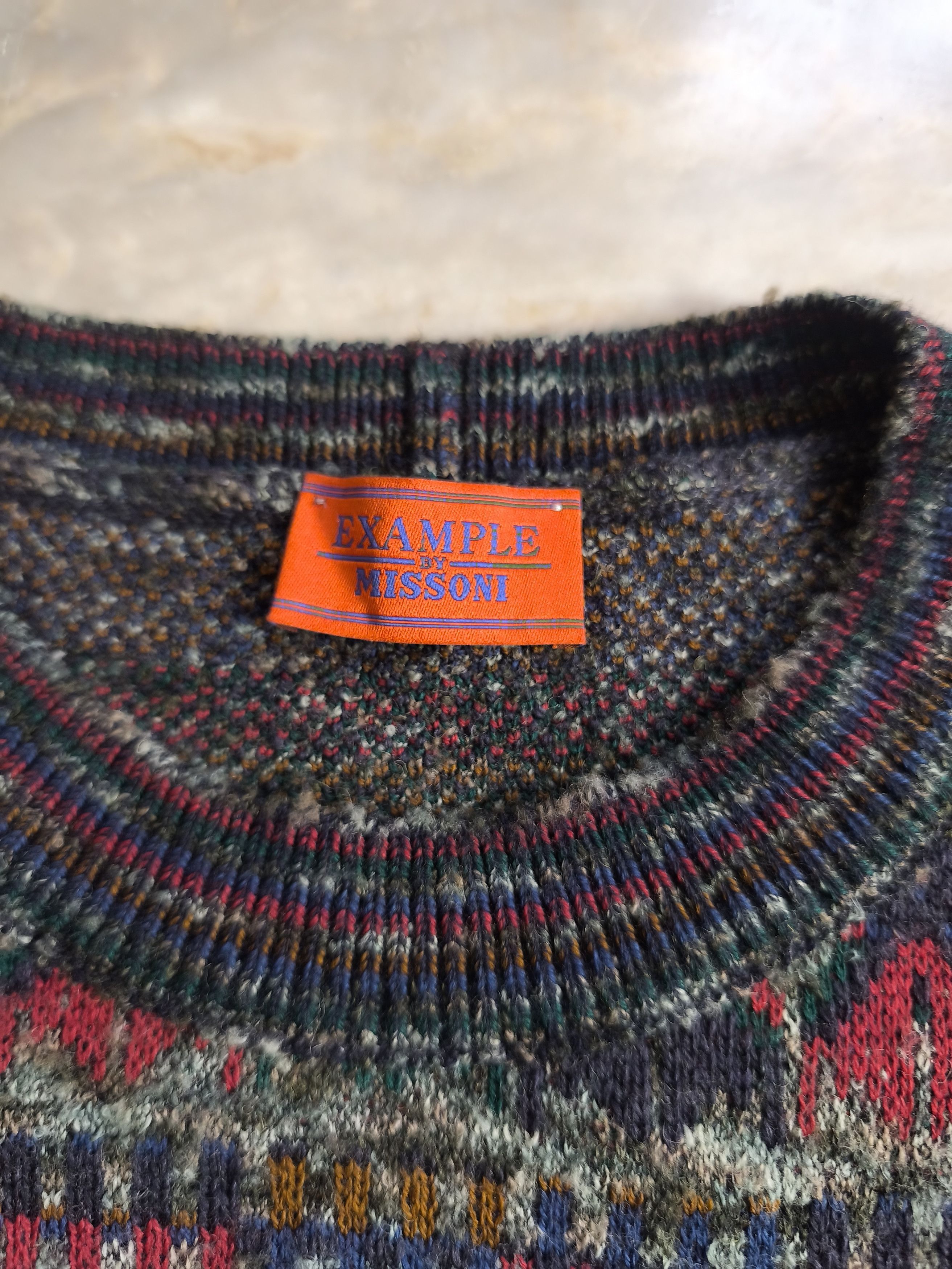 Missoni Vintage Missoni Example Knit Sweater Size US XL / EU 56 / 4 - 5 Thumbnail