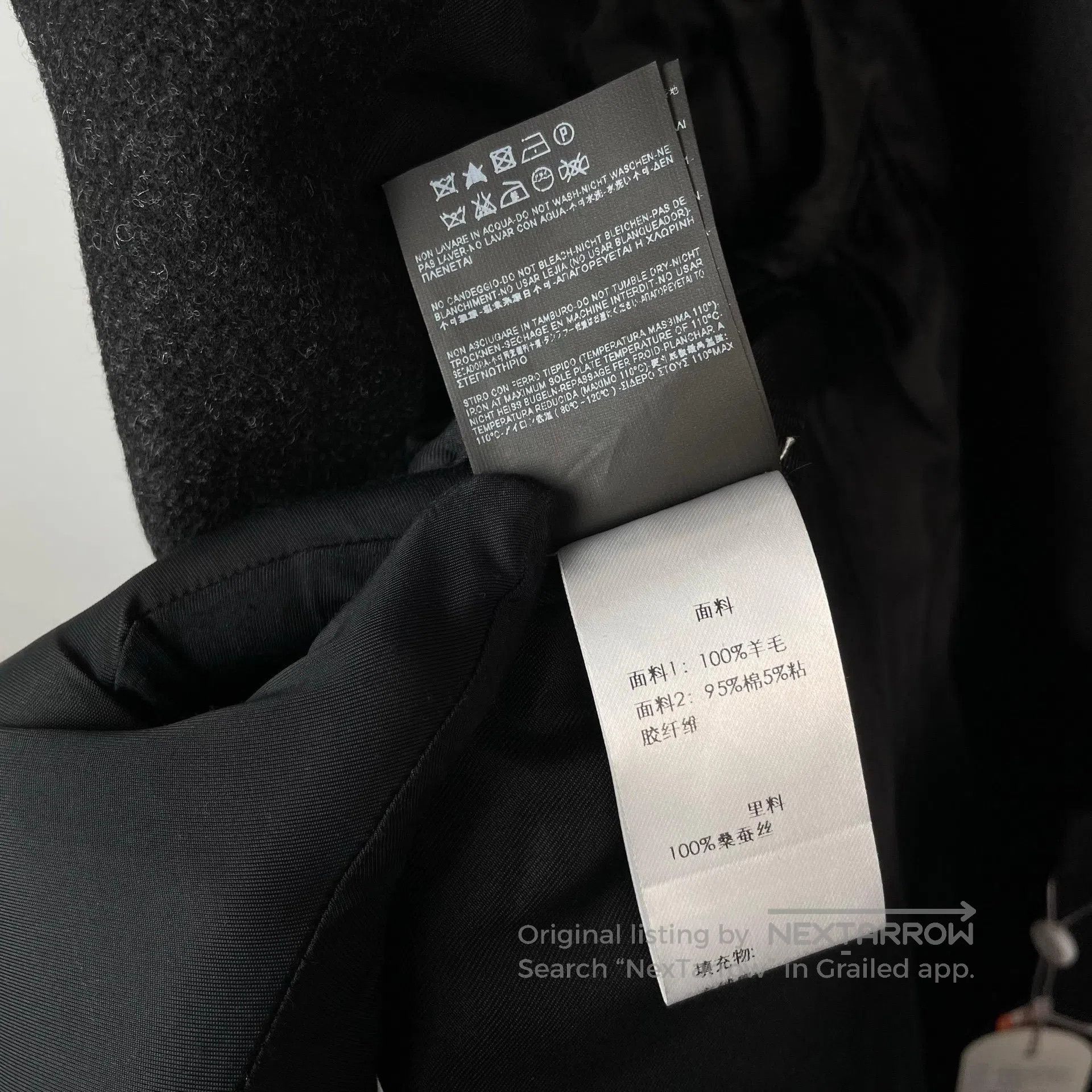 Saint Laurent Paris Saint Laurent Paris Black Gray Velvet Three Button Velvet Size US M / EU 48-50 / 2 - 8 Thumbnail