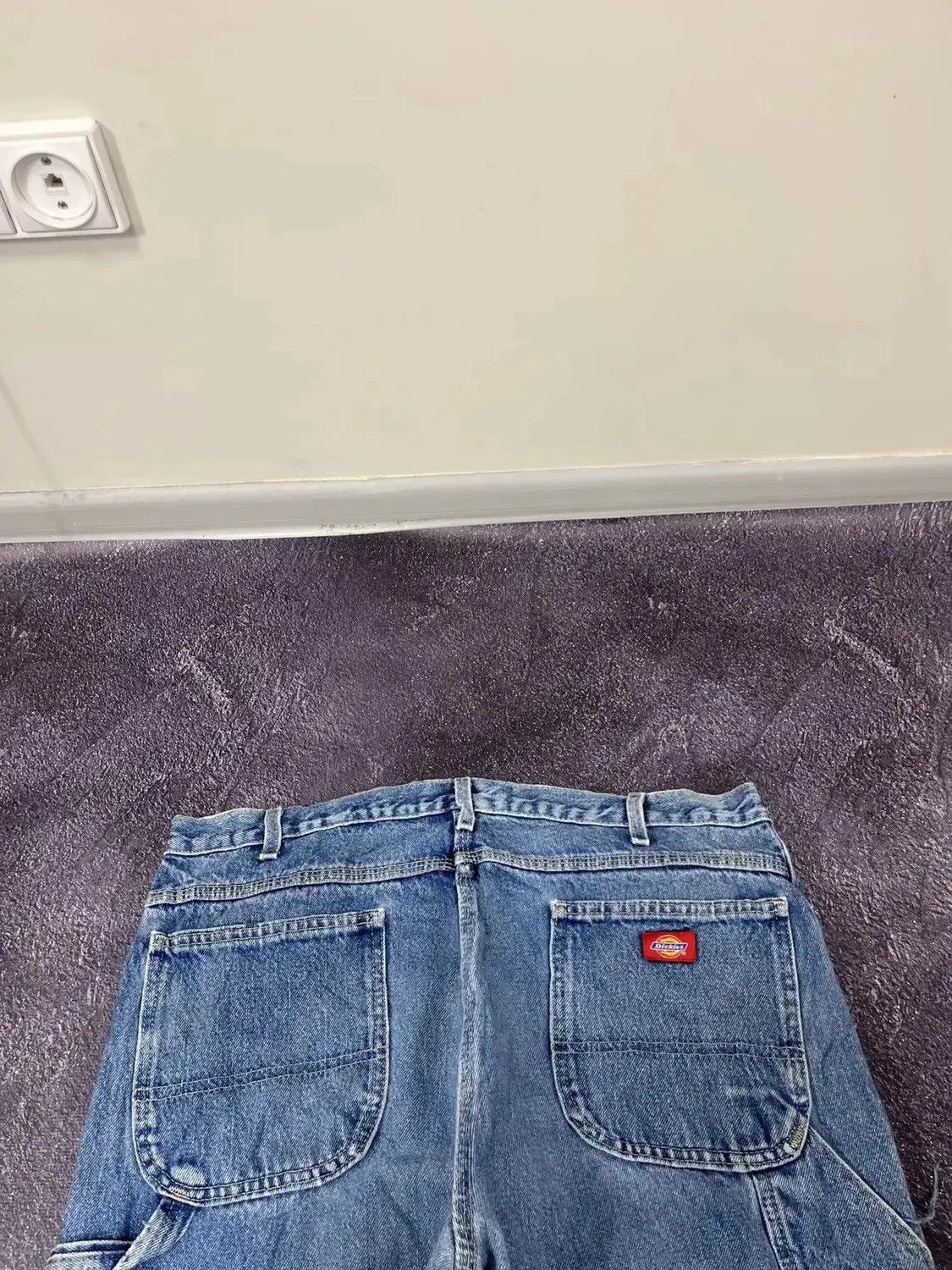Dickies × Vintage Vintage Dickies Faded Blue American Denim Baggy Jeans Size US 38 / EU 54 - 5 Thumbnail