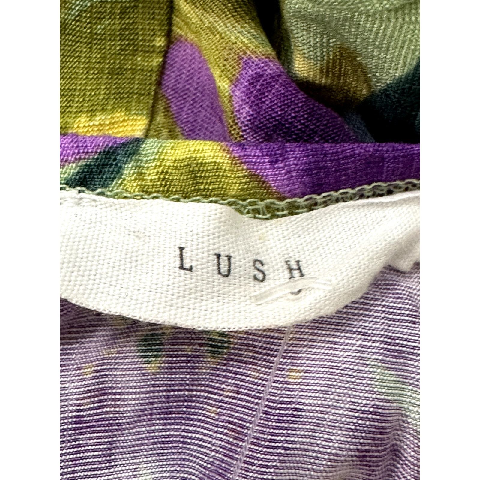 Other Lush Romper Tropical Floral Twist Front Sleeveless Multi S Size 27" / US 4 / IT 40 - 9 Thumbnail
