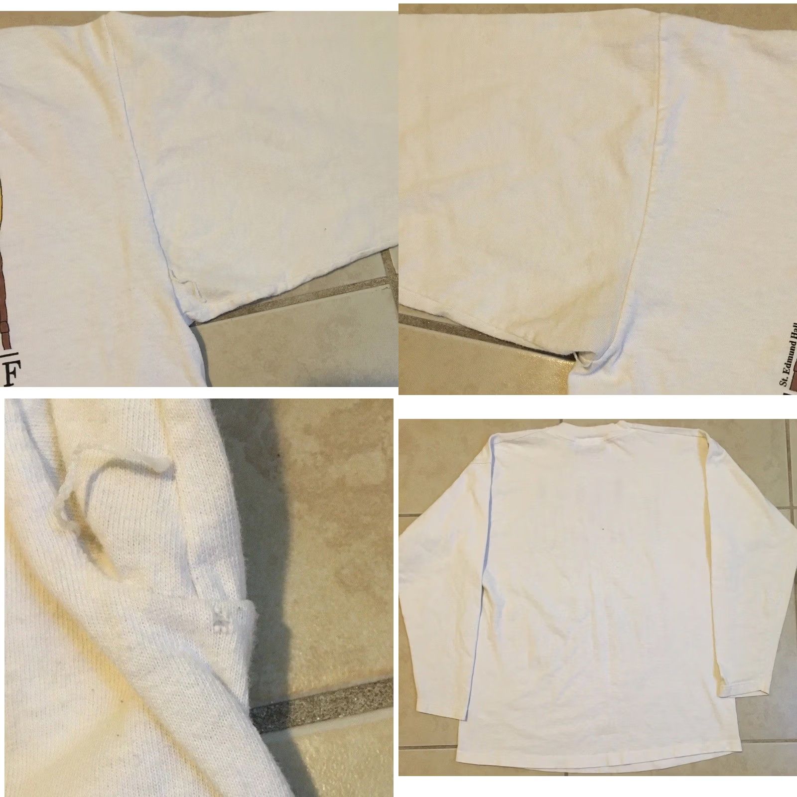 Vintage VINTAGE Oxford University Crew Shirt Mens Small White 90s College Grunge 3/4 Sleeve Graphic Tee Size US S / EU 44-46 / 1 - 8 Thumbnail