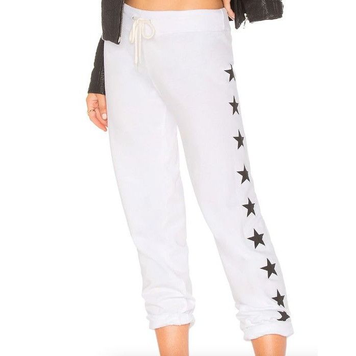 MONROW Monrow Foil Stars Vintage Sweats Size 26" / US 2 / IT 38 - 2 Thumbnail