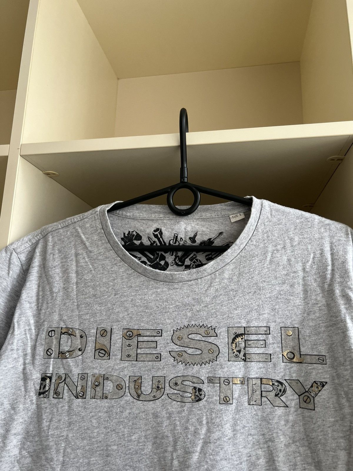 Diesel Vintage Diesel Tee T-Shirt Industry Size L Size US L / EU 52-54 / 3 - 3 Thumbnail