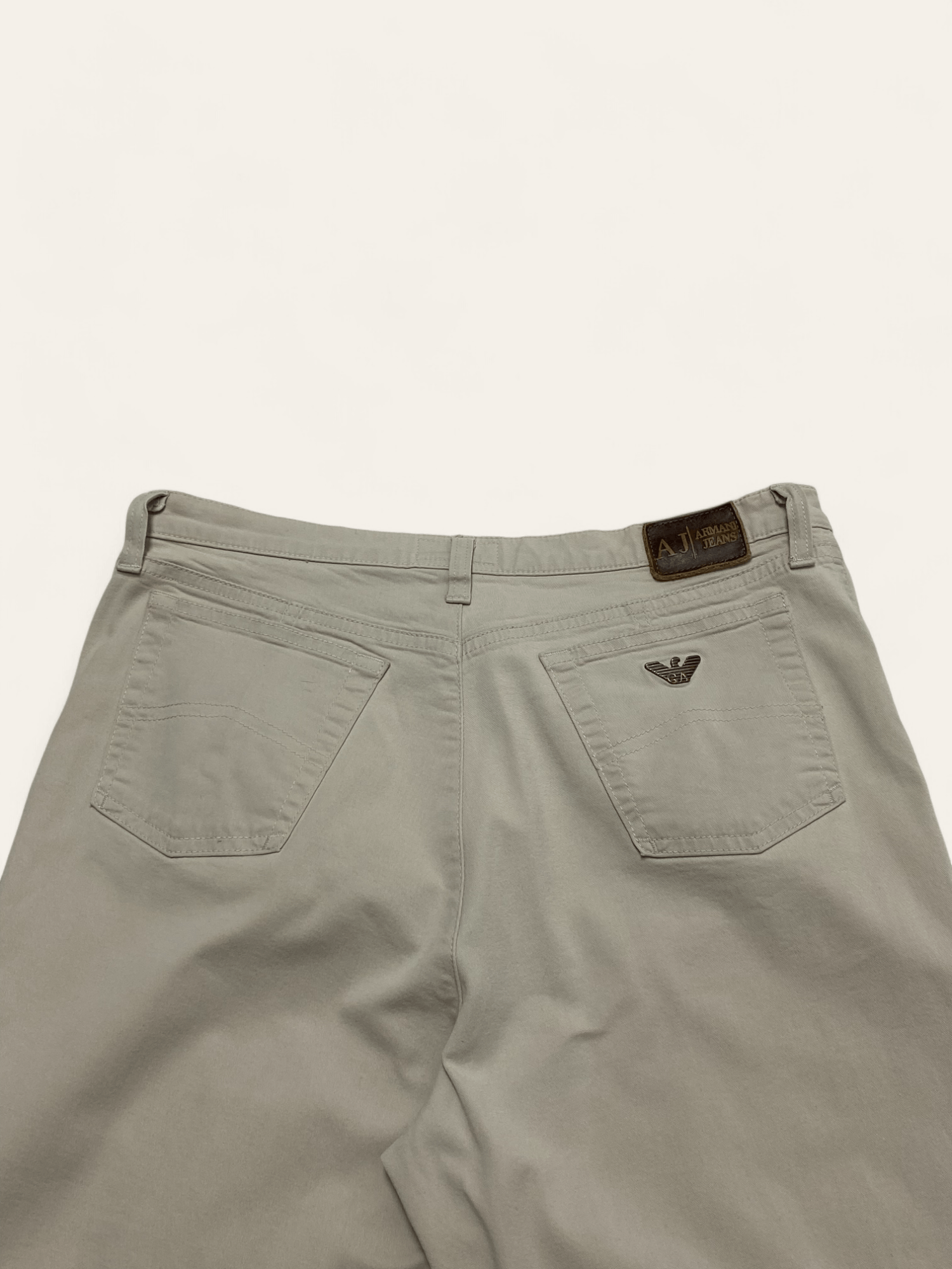 Armani Vintage ARMANI Beige Pants Luxury Size US 31 - 11 Thumbnail