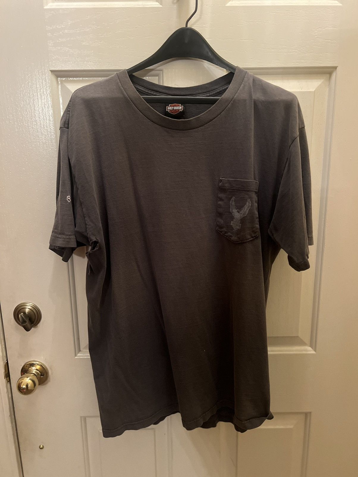 Harley Davidson × Vintage THRASHED SICK FADED Harley Davidson tee Size US XL / EU 56 / 4 - 6 Thumbnail