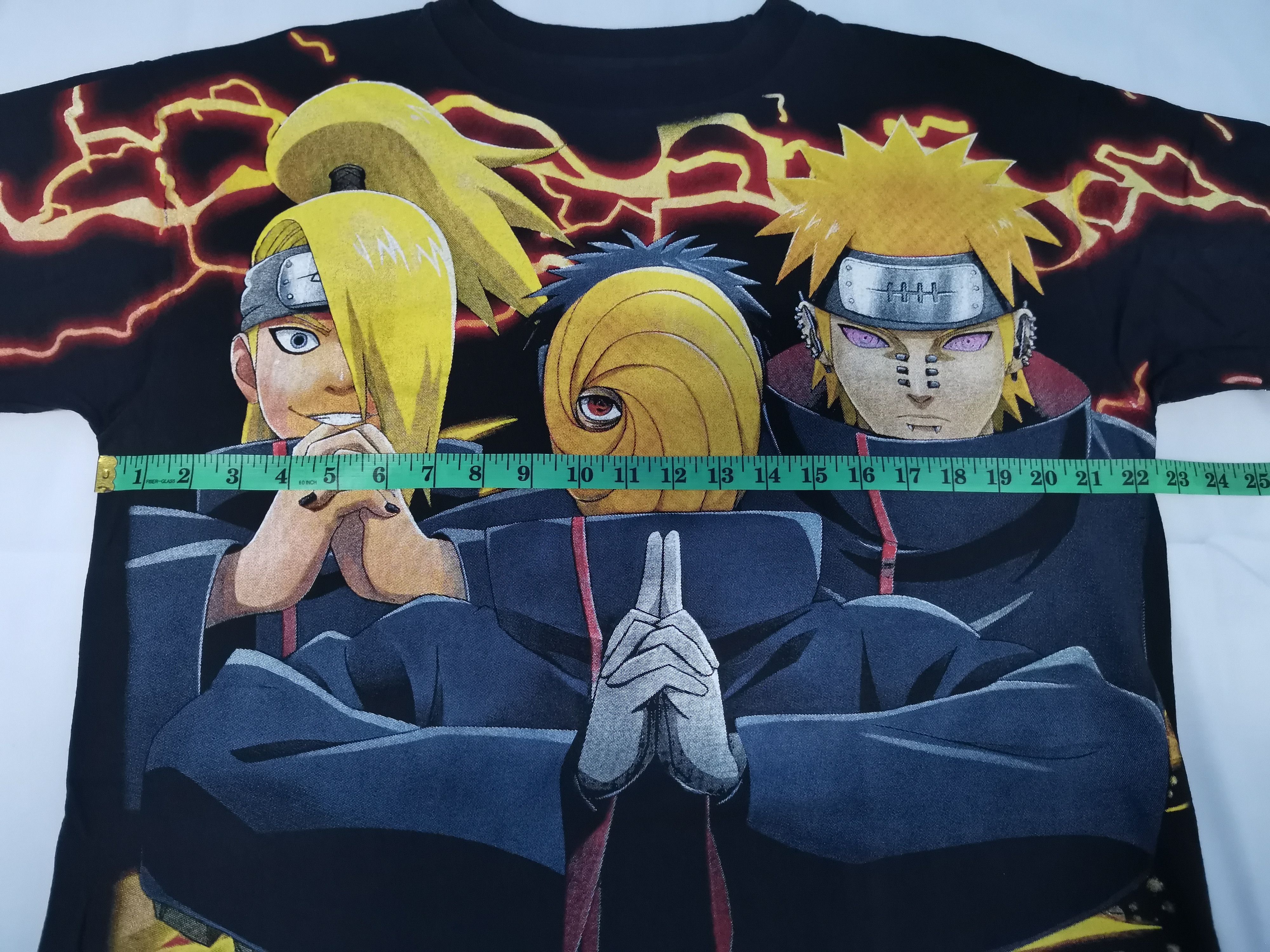 Anime Naruto Akatsuki Japan Anime OverPrint Tee Akira Size US L / EU 52-54 / 3 - 7 Thumbnail