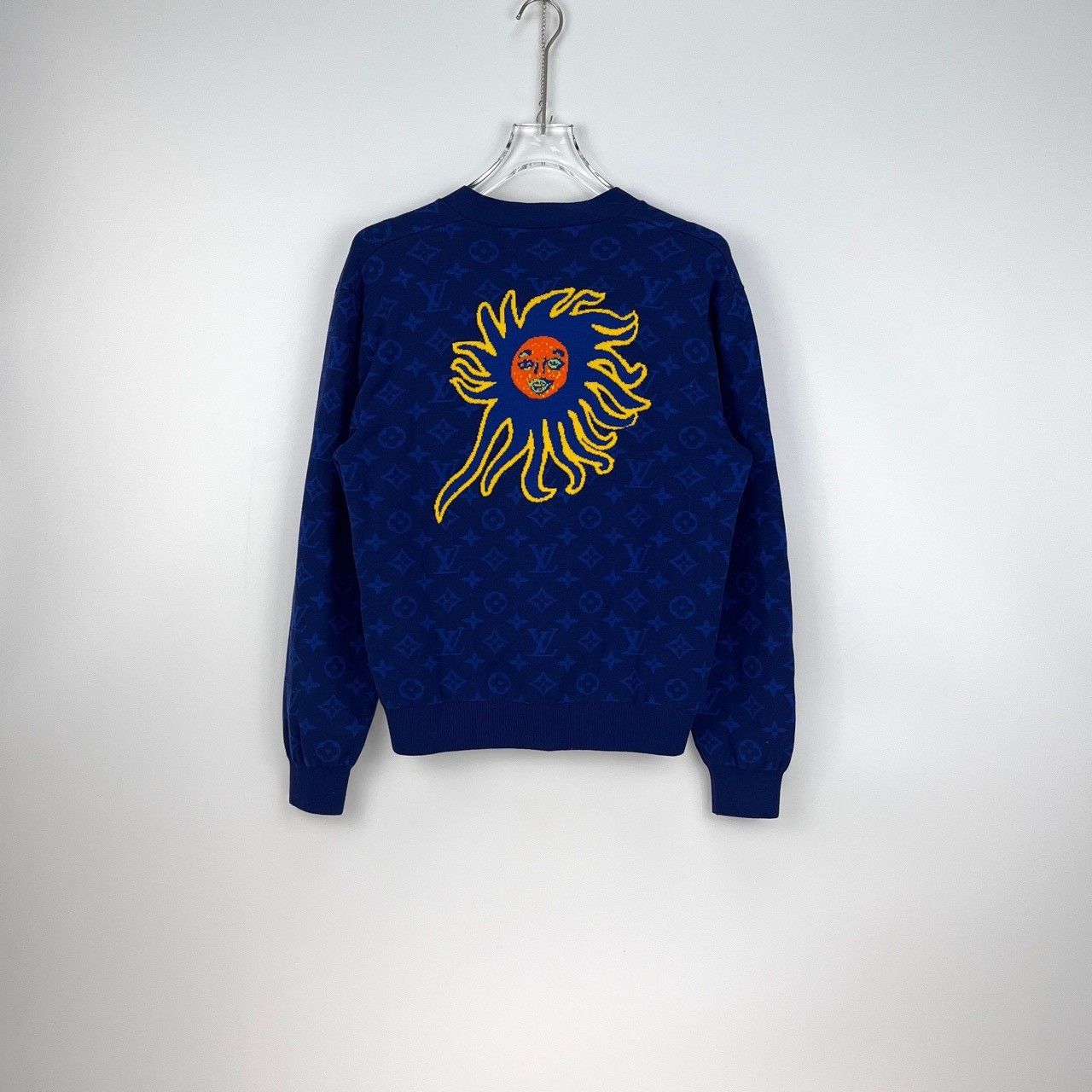 Louis Vuitton Louis Vuitton Blue Sun Embroidered Cardigan sweater Nextarr Size US XS / EU 42 / 0 - 4 Thumbnail