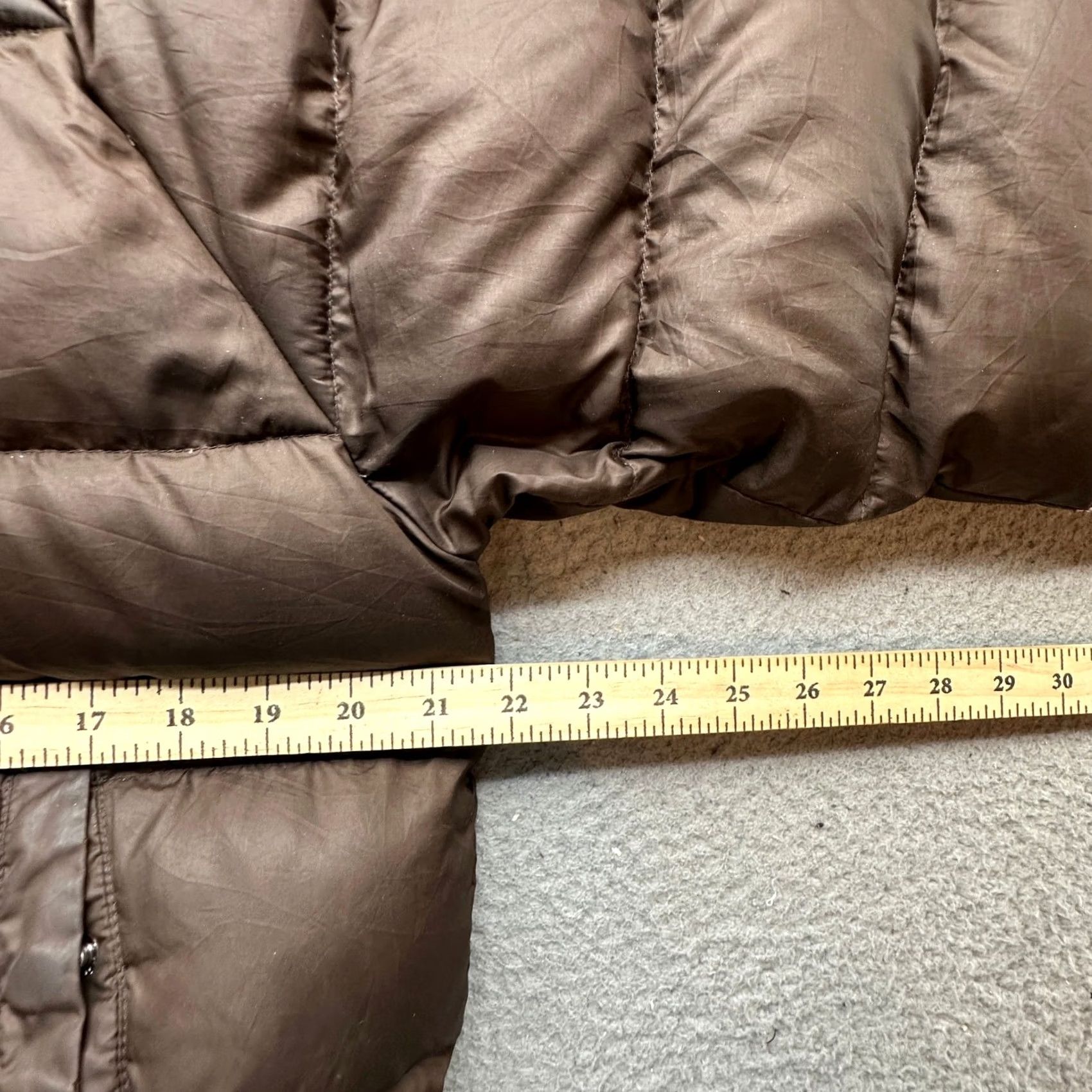 Ralph Lauren VINTAGE Ralph Lauren Polo Jeans Down Fill Puffer Bomber Jacket Hood Women Medium Brown Size 32" / US 10 / IT 46 - 4 Thumbnail