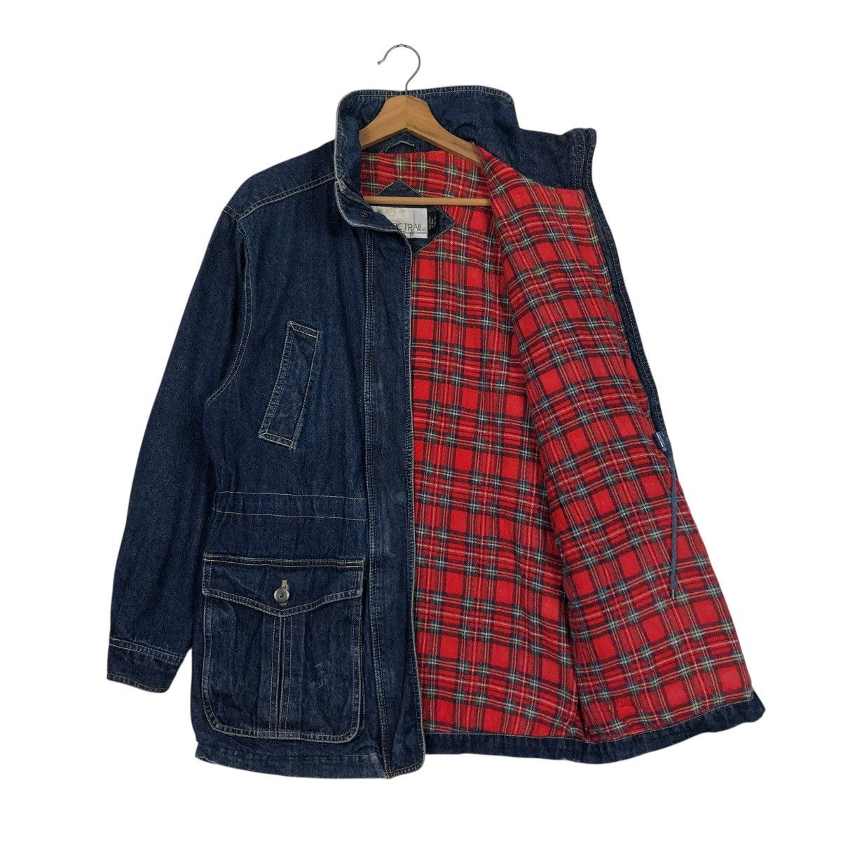 Japanese Brand 🔥VINTAGE BIKER DENIM JACKET BLANKET PACIFIC ISSEY MIYAKE Size US S / EU 44-46 / 1 - 1 Thumbnail
