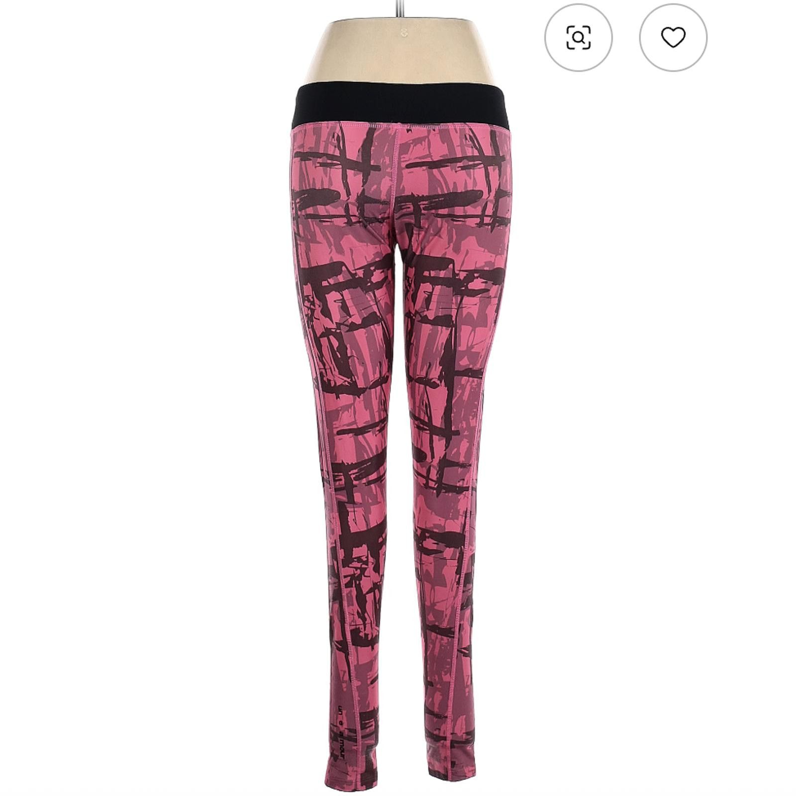 Under Armour Under Armour Pink Active Pants Size M Size ONE SIZE - 2 Thumbnail
